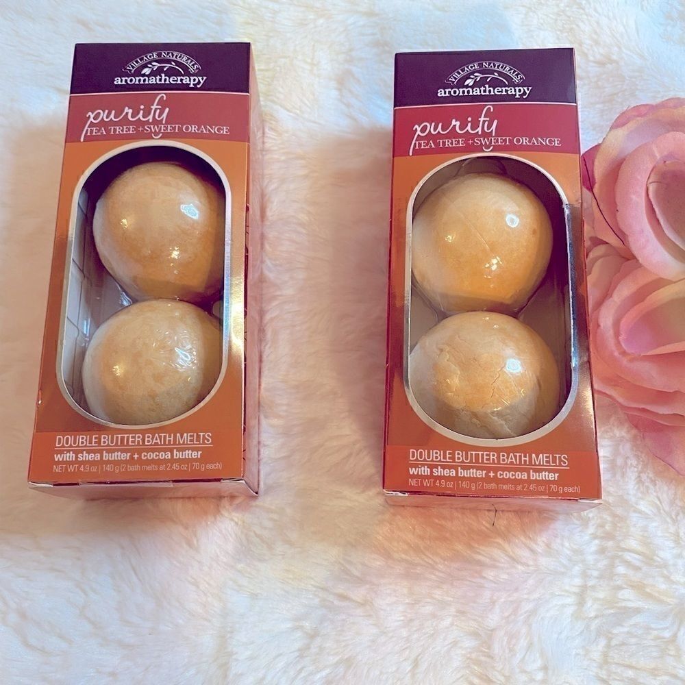 💥Village Naturals  Bath  Melts 2 Count 4.9OZ